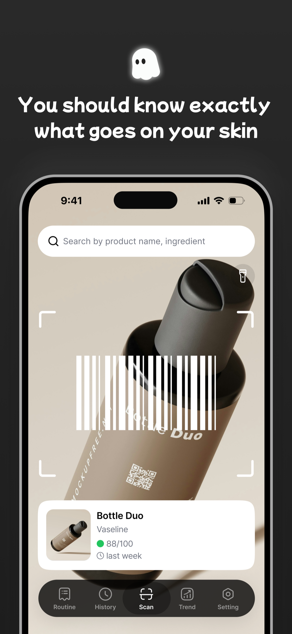 Layar pemindaian barcode Piqo